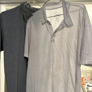 Men’s true classic polos grey and white